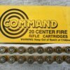 COMMAND .223 CAL, 55 GR. JSP, MIXED AMMO, FULL VINTAGE BOX (QTY 20), JAMES EARL JONES COLLECTION #5-11147-PF