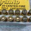 COMMAND .223 CAL, 55 GR. JSP, MIXED AMMO, FULL VINTAGE BOX (QTY 20), JAMES EARL JONES COLLECTION #5-11147-PF