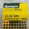 REMINGTON EXPRESS RIFLE 25-20 WIN. 86 GR. SP AMMO, FULL BOX, JAMES EARL JONES COLLECTION #5-11167-PF