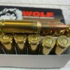 WOLF GOLD 6.5 GRENDEL, 120 GR. COPPER MPT, BRASS AMMO, FULL BOX, JAMES EARL JONES COLLECTION #5-11172-PF