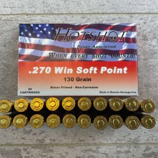 CENTURY ARMS HOTSHOT .270 WIN., 130 GR. SP AMMO, FULL BOX, JAMES EARL JONES COLLECTION #5-11176-PF
