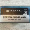 FEDERAL POWER-SHOK 270 WSM, 130 GR. SP AMMO, QTY 19, JAMES EARL JONES COLLECTION #5-11178-PF