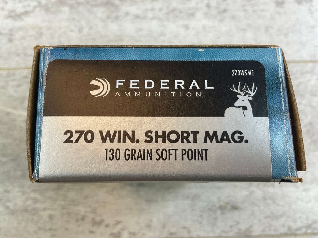 FEDERAL POWER-SHOK 270 WSM, 130 GR. SP AMMO, QTY 19, JAMES EARL JONES COLLECTION #5-11178-PF