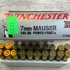 WINCHESTER SUPER-X 7MM MAUSER, 145 GR. PP AMMO, FULL BOX, JAMES EARL JONES COLLECTION #5-11179-PF