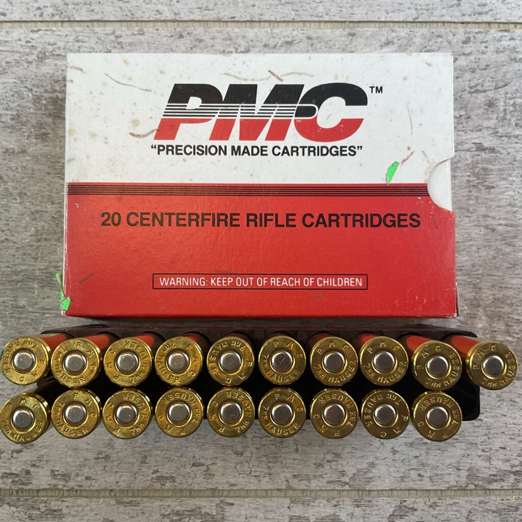 PMC 7MM MAUSER, 140 GR. PSP AMMO, QTY 19, JAMES EARL JONES COLLECTION #5-11180-PF