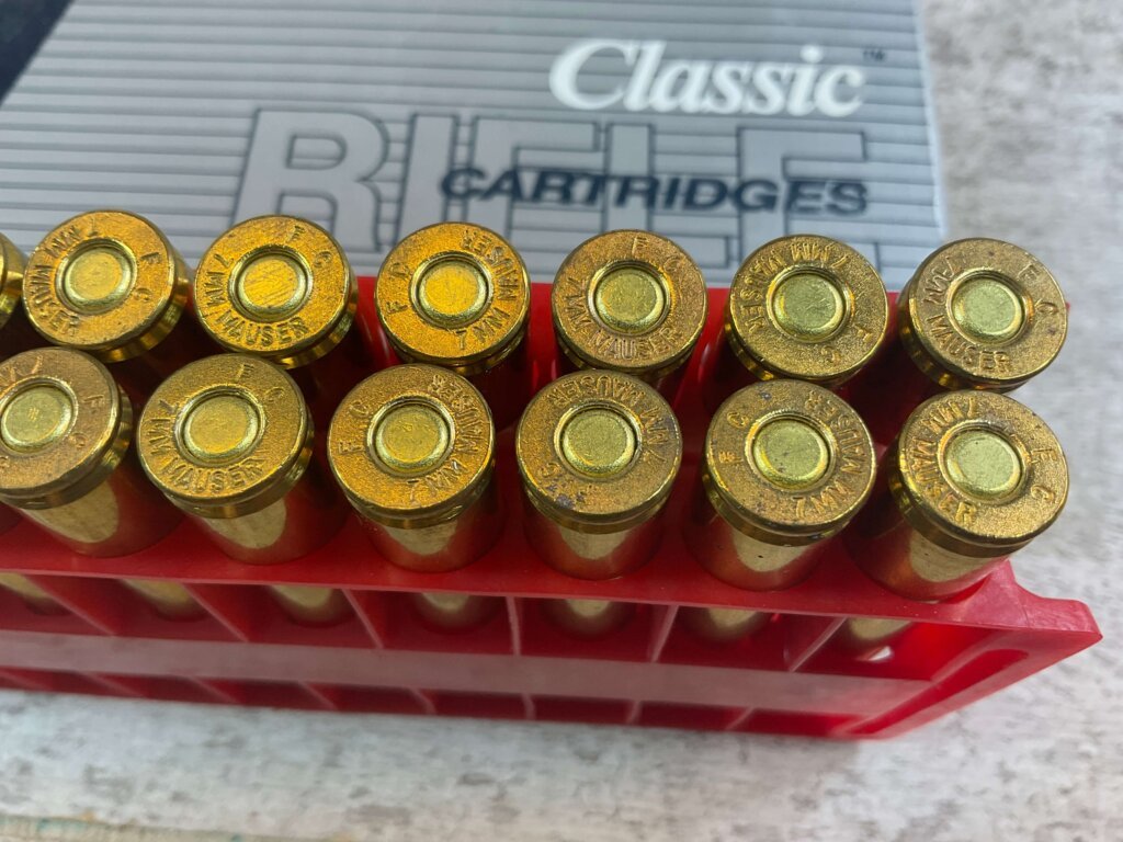 FEDERAL CLASSIC 7MM MAUSER, 140 GR. HI-SHOK SP AMMO, FULL BOX, JAMES EARL JONES COLLECTION #5-11182-PF