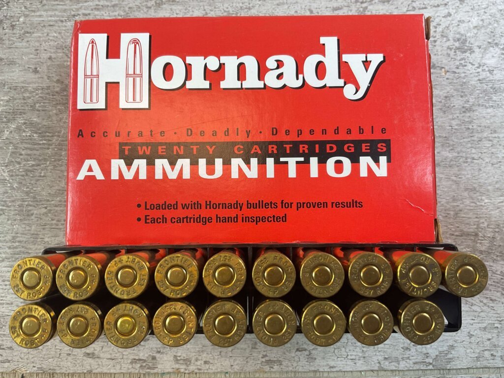 HORNADY CUSTOM 257 ROBERTS, 117 GR. SST AMMO, QTY 19, JAMES EARL JONES COLLECTION #5-11169-PF