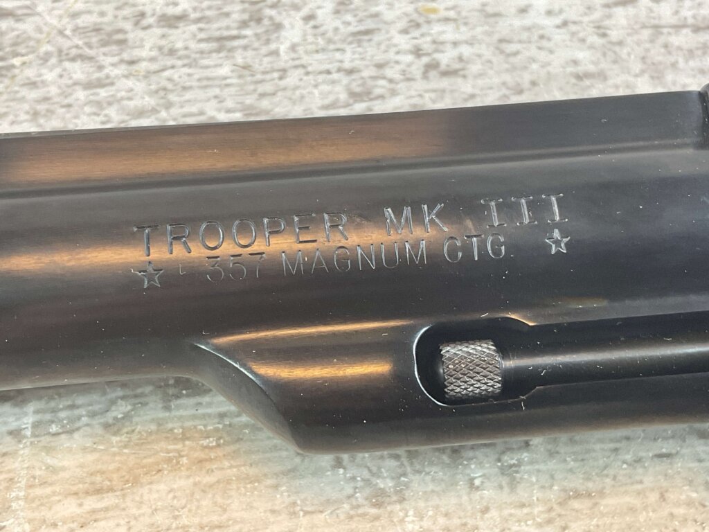 COLT TROOPER MK III .357 MAGNUM 8" BBL REVOLVER 1962 MFR, BLUED, IN BOX #6-06700-KM