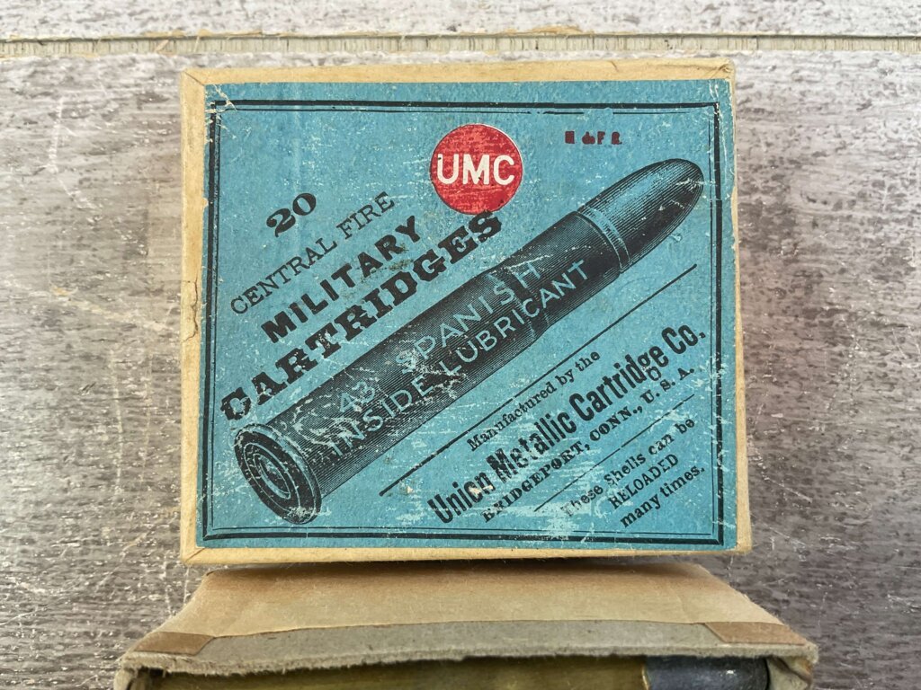 REMINGTON/UMC VINTAGE 43 SPANISH MILITARY AMMO, FULL BOX #6-06702-KM