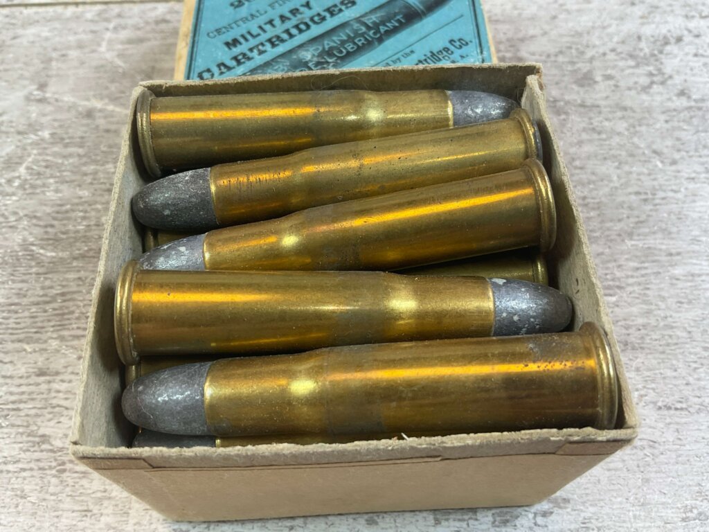 REMINGTON/UMC VINTAGE 43 SPANISH MILITARY AMMO, FULL BOX #6-06702-KM