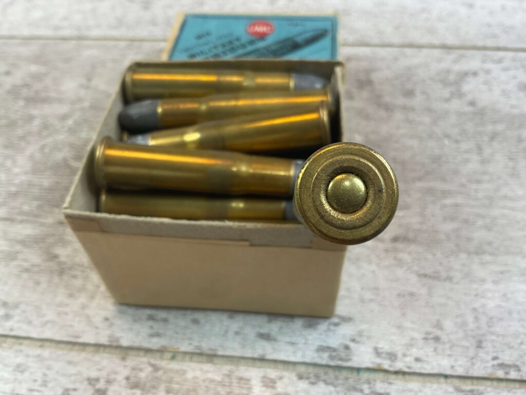 REMINGTON/UMC VINTAGE 43 SPANISH MILITARY AMMO, FULL BOX #6-06702-KM