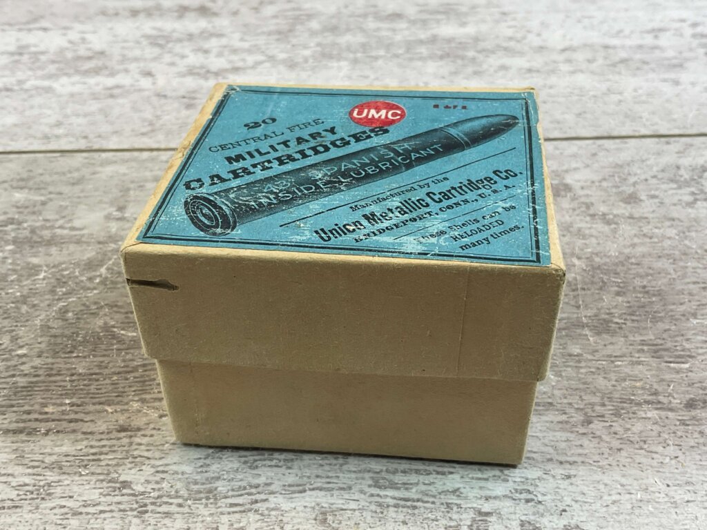 REMINGTON/UMC VINTAGE 43 SPANISH MILITARY AMMO, FULL BOX #6-06702-KM