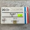 PRVI PARTIZAN 7X57MM FMJ, 175 GR. AMMO, QTY 19, JAMES EARL JONES COLLECTION #5-11190-PF