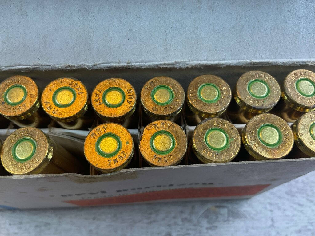 PRVI PARTIZAN 7X57MM FMJ, 175 GR. AMMO, QTY 19, JAMES EARL JONES COLLECTION #5-11190-PF