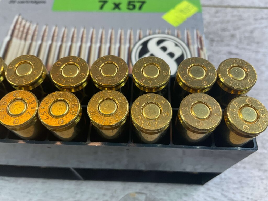 SELLIER & BELLOT 7X57MM, 173 GR. SP AMMO, FULL BOX, JAMES EARL JONES COLLECTION #5-11191-PF