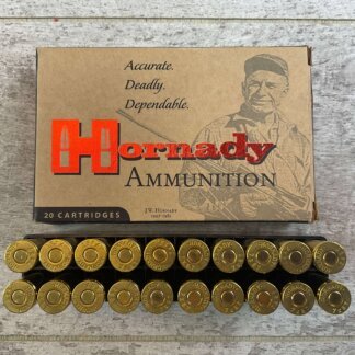 HORNADY CUSTOM 7X57MM, 139 GR. BTSP INTERLOCK AMMO, FULL BOX, JAMES EARL JONES COLLECTION #5-11193-PF