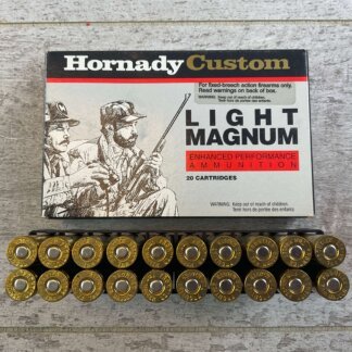 HORNADY CUSTOM LIGHT MAG 7X57 MAUSER, 139 GR. BTSP INTERLOCK BULLET AMMO, JAMES EARL JONES COLLECTION #5-11194-PF