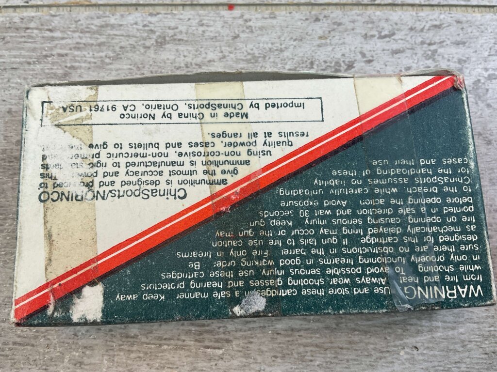 CHINASPORTS/NORINCO 7.62X39MM, 122 GR. SP AMMO, FULL BOX, JAMES EARL JONES COLLECTION #5-11196-PF