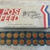 HANSEN CARTRIDGE CO. 7.62X39 RUSSIAN, HUNTING GRADE, 123 GR. POSI-FEED SP AMMO, FULL BOX, JAMES EARL JONES COLLECTION #5-11198-PF
