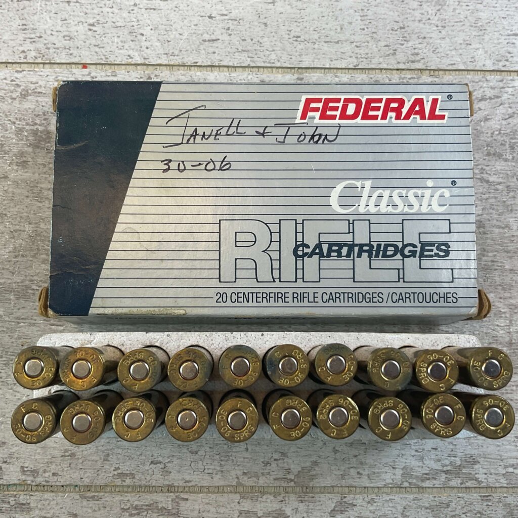 FEDERAL CLASSIC 30-06 SPRINGFIELD, 220 GR. SIERRA PRO-HUNTER SP RN AMMO, FULL BOX, JAMES EARL JONES COLLECTION #5-11206-PF