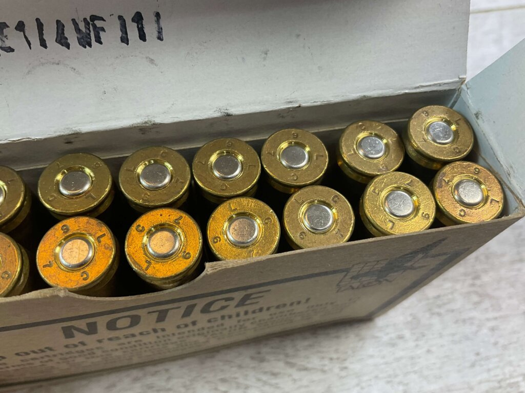 TALON 30-06 TRACER, U.S. UNFIRED MIL-SPEC. RECOVERED COMPONENTS AMMO, FULL BOX, JAMES EARL JONES COLLECTION #5-11207-PF
