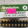 REMINGTON UMC 300 AAC BLACKOUT, 115 GR. CTFB AMMO, FULL BOX, JAMES EARL JONES COLLECTION #5-11209-PF