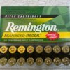 REMINGTON MANAGED-RECOIL 308 WINCHESTER, 125 GR. CORE-LOKT PSP AMMO, FULL BOX, JAMES EARL JONES COLLECTION #5-11215-PF