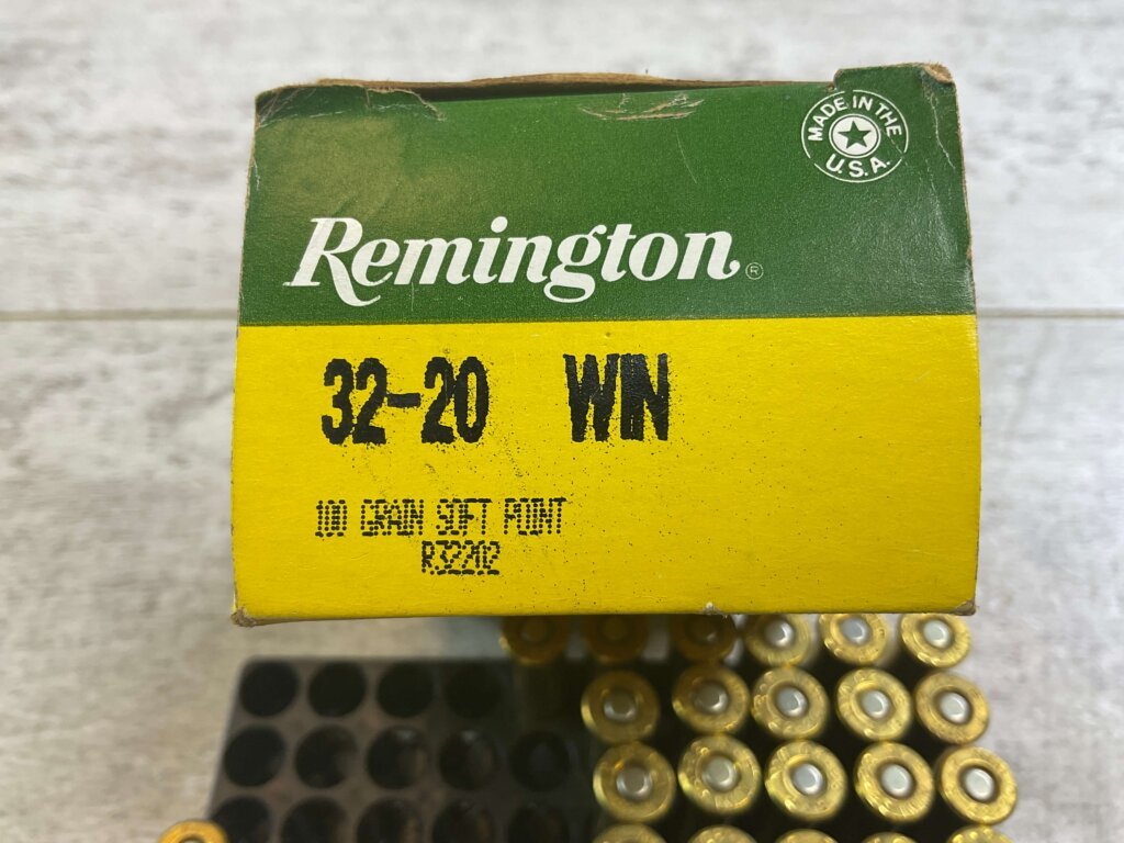 REMINGTON 32-20 WINCHESTER, 100 GR. SP AMMO, JAMES EARL JONES COLLECTION #5-11219-PF