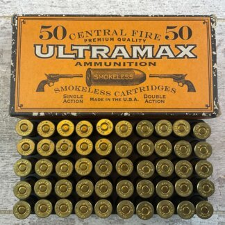 ULTRAMAX AMMUNITION COWBOY ACTION 38-40 WCF, 180 GR. RNFP AMMO, FULL BOX, JAMES EARL JONES COLLECTION #5-11221-PF