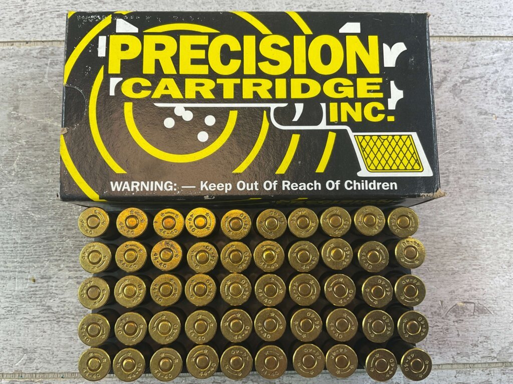 PRECISION CARTRIDGE 44-40 WIN., 200 GR. RNFP LEAD AMMO, FULL BOX, JAMES EARL JONES COLLECTION #5-11224-PF