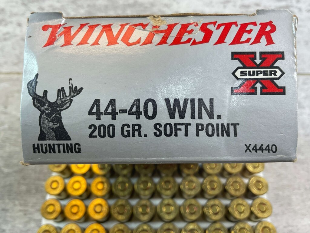 WINCHESTER SUPER-X 44-40 WIN., 200 GR. SP AMMO, FULL BOX, JAMES EARL JONES COLLECTION #5-11225-PF