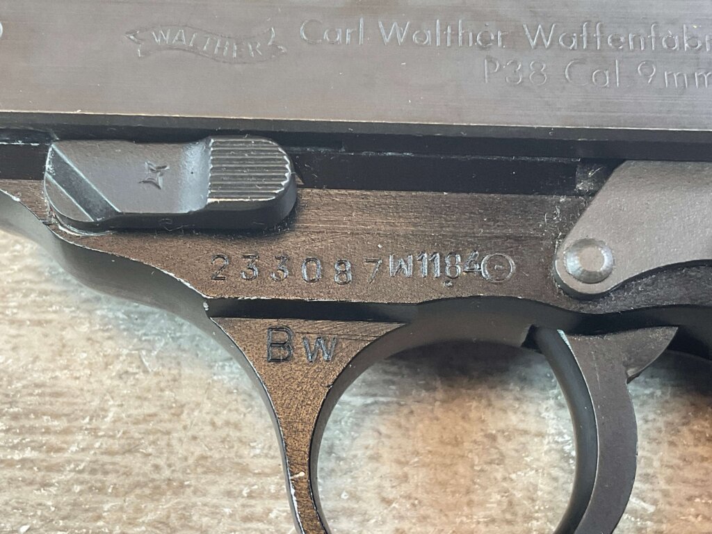 WALTHER P38 POST WAR P38 PISTOL RIG 1963 MFR #6-06026-PF