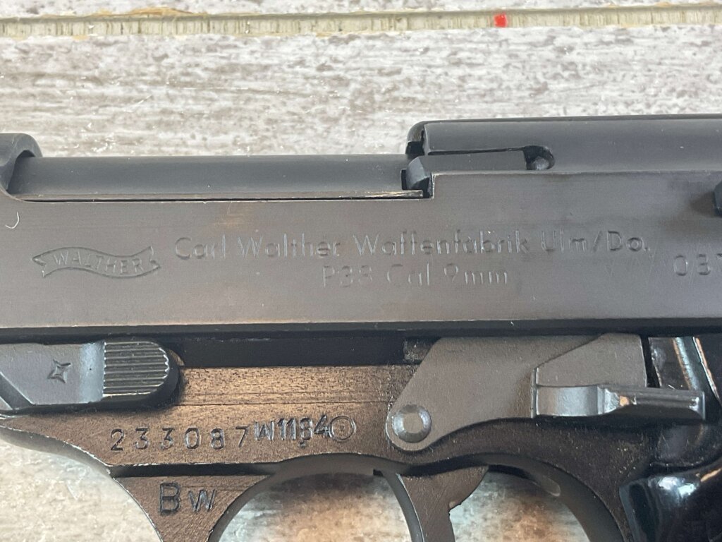 WALTHER P38 POST WAR P38 PISTOL RIG 1963 MFR #6-06026-PF