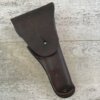 U.S. PERKINS CAMPBELL M1916 1911 BROWN LEATHER HOLSTER, WWI ISSUED #6-07024-PF