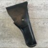 U.S. GRATON & KNIGHT CO. M1916 BLACK LEATHER HOLSTER 1943 DATED, WWII ISSUED #6-07025-PF