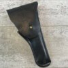 U.S. GRATON & KNIGHT CO. M1916 BLACK LEATHER HOLSTER 1943 DATED, WWII ISSUED #6-07025-PF