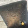 U.S. GRATON & KNIGHT CO. M1916 BLACK LEATHER HOLSTER 1943 DATED, WWII ISSUED #6-07025-PF