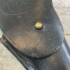 U.S. GRATON & KNIGHT CO. M1916 BLACK LEATHER HOLSTER 1943 DATED, WWII ISSUED #6-07025-PF