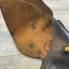 U.S. GRATON & KNIGHT CO. M1916 BLACK LEATHER HOLSTER 1943 DATED, WWII ISSUED #6-07025-PF