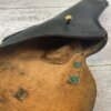 U.S. GRATON & KNIGHT CO. M1916 BLACK LEATHER HOLSTER 1943 DATED, WWII ISSUED #6-07025-PF