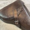R. EHRNHARDT POESSNECK LUGER P08 BROWN HARDSHELL HOLSTER, 1937 DATED #6-07026-PF