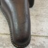R. EHRNHARDT POESSNECK LUGER P08 BROWN HARDSHELL HOLSTER, 1937 DATED #6-07026-PF