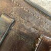 R. EHRNHARDT POESSNECK LUGER P08 BROWN HARDSHELL HOLSTER, 1937 DATED #6-07026-PF