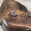 R. EHRNHARDT POESSNECK LUGER P08 BROWN HARDSHELL HOLSTER, 1937 DATED #6-07026-PF