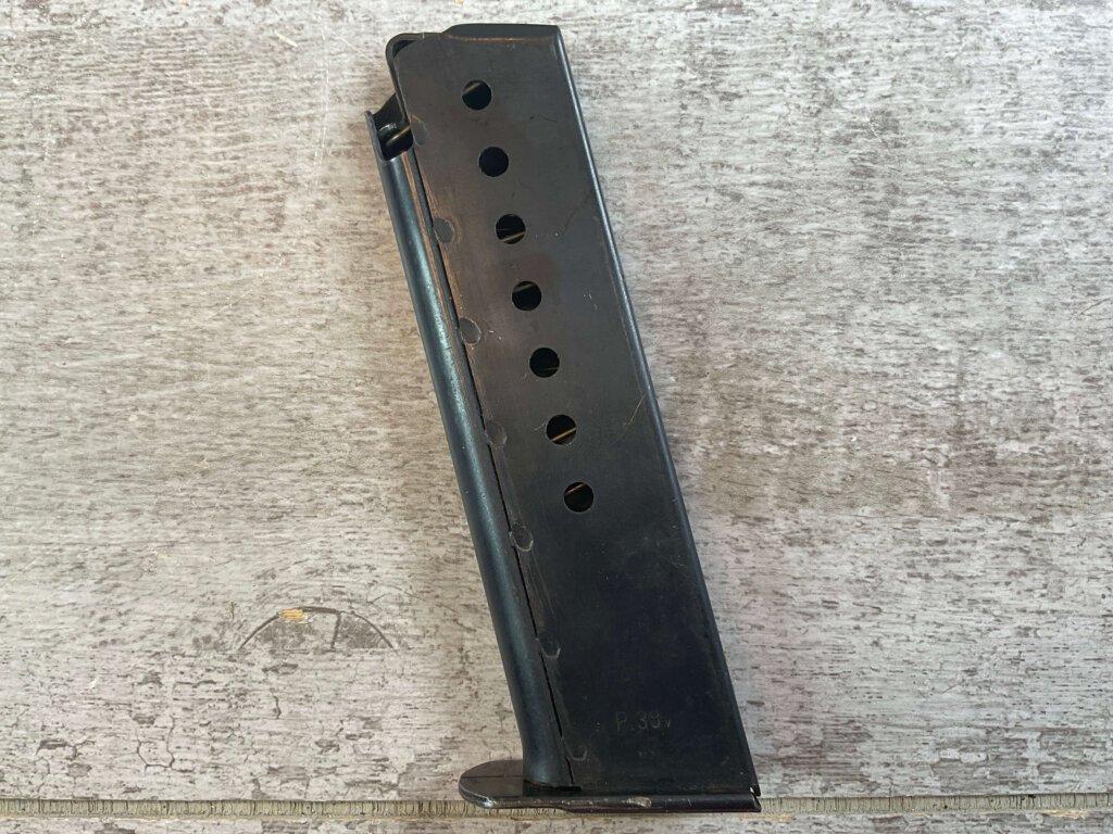 P38 ORIGINAL BLUE FINISH NAZI MARKED P38v MAGAZINE #6-07029-PF