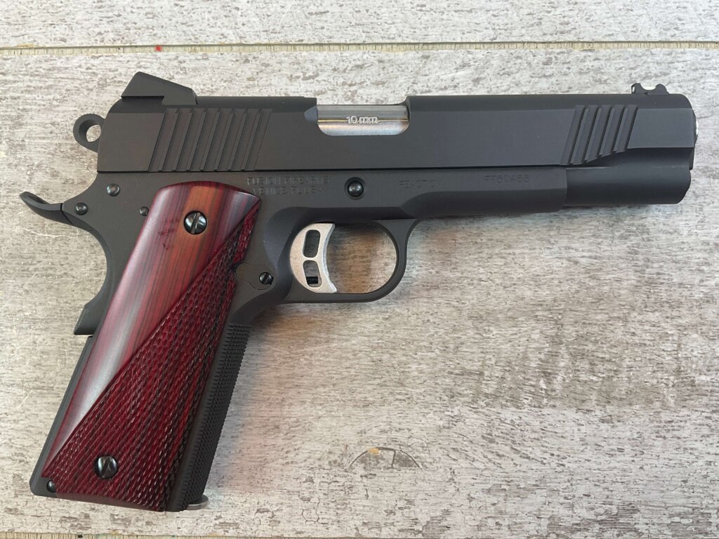 FUSION FIREARMS REACTION 10MM SEMI AUTO PISTOL, W/BAG & MINTY #6-07027-PF