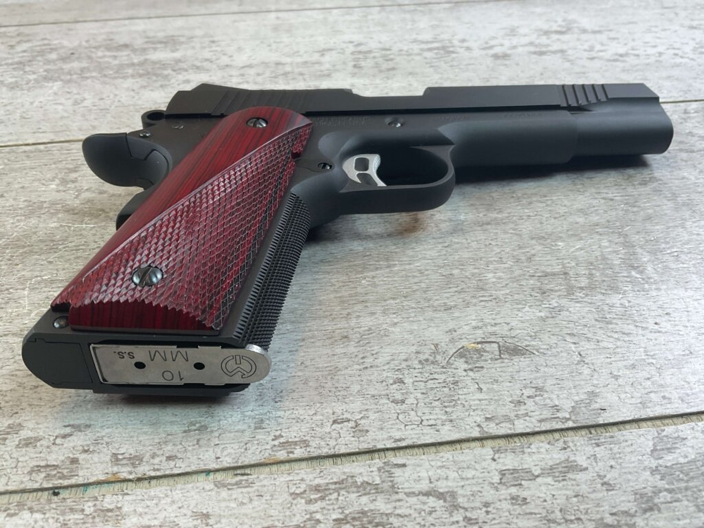 FUSION FIREARMS REACTION 10MM SEMI AUTO PISTOL, W/BAG & MINTY #6-07027-PF