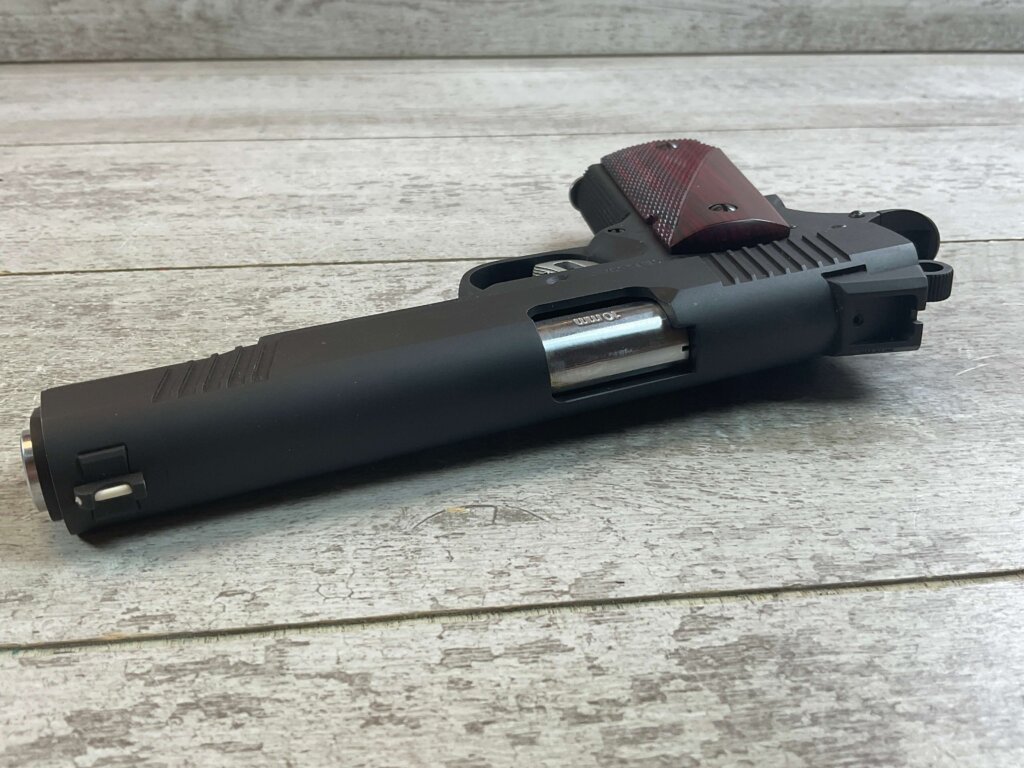 FUSION FIREARMS REACTION 10MM SEMI AUTO PISTOL, W/BAG & MINTY #6-07027-PF
