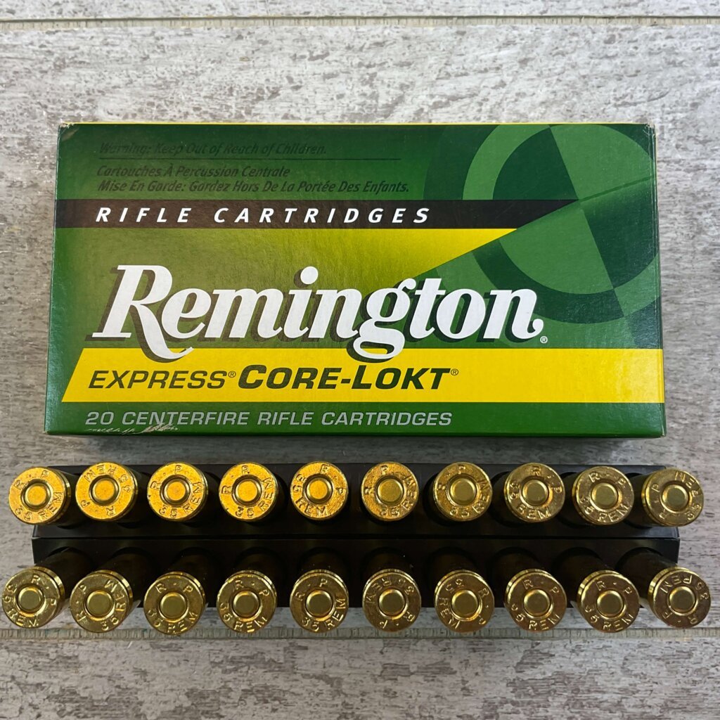 REMINGTON EXPRESS CORE-LOKT 35 REMINGTON, 200 GR. SP AMMO, JAMES EARL JONES COLLECTION #5-11241-PF