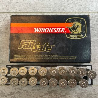 WINCHESTER SUPREME FAILSAFE 375 H&H MAGNUM, 270 GR. FS AMMO, QTY 19, JAMES EARL JONES COLLECTION #5-11243-PF
